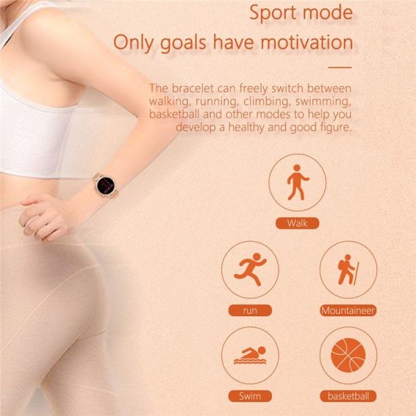 Lokmat M3 1.1 inch IPS Screen Smart Watch, Support Sleep Monitor / Heart Rate Monitor / Menstrual Period Prediction (Black) - Image 7