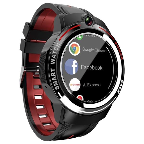 Lokmat APPLLP 3 1.39 inch AMOLED Screen Dual Cameras Smart Watch, Support Video Call / Heart Rate Monitor / Music Play, 3G+32GB (Black) - Image 2
