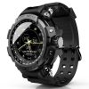 Lokmat MK28 1.4 inch FSTN Screen IP68 Waterproof Smart Watch, Support Information Reminder / Remote Camera / Sport Record (Black)