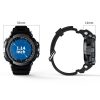 Lokmat MK28 1.4 inch FSTN Screen IP68 Waterproof Smart Watch, Support Information Reminder / Remote Camera / Sport Record (Black) - Image 3