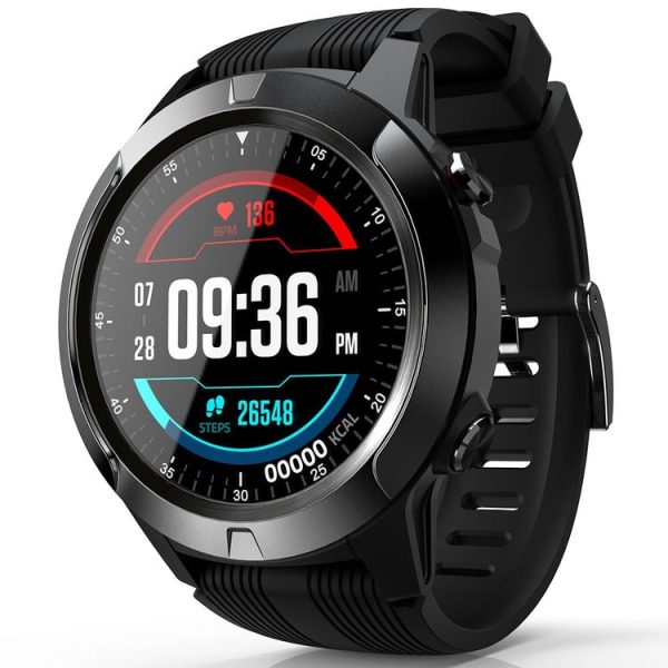 Lokmat TK04 1.3 inch IPS Touch Screen IP67 Waterproof Smart Watch, Support Sleep Bluetooth Call & Music Play / Heart Rate Monitor / Blood Pressure Monitor (Black)