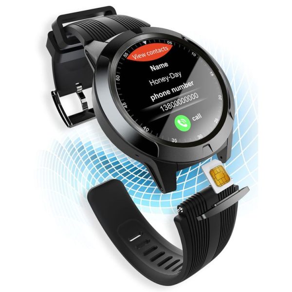 Lokmat TK04 1.3 inch IPS Touch Screen IP67 Waterproof Smart Watch, Support Sleep Bluetooth Call & Music Play / Heart Rate Monitor / Blood Pressure Monitor (Black) - Image 5