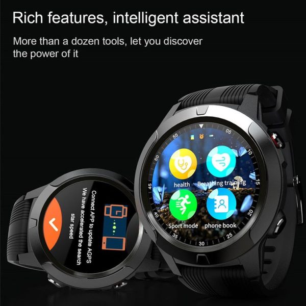 Lokmat TK04 1.3 inch IPS Touch Screen IP67 Waterproof Smart Watch, Support Sleep Bluetooth Call & Music Play / Heart Rate Monitor / Blood Pressure Monitor (Black) - Image 7
