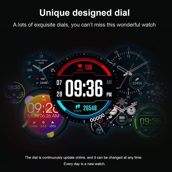 Lokmat TK04 1.3 inch IPS Touch Screen IP67 Waterproof Smart Watch, Support Sleep Bluetooth Call & Music Play / Heart Rate Monitor / Blood Pressure Monitor (Black) - Image 9