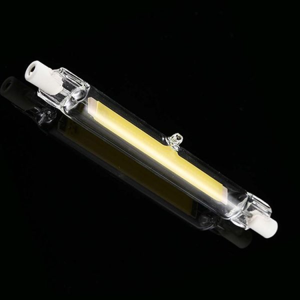 R7S 220V 7W 118mm COB LED Bulb Glass Tube Replacement Halogen Lamp Spot Light, 4000K Natural White Light - Image 3