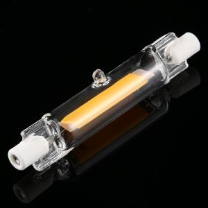 R7S 220V 5W 78mm COB LED Bulb Glass Tube Replacement Halogen Lamp Spot Light (3000K Warm Light)