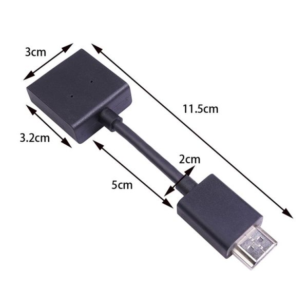 4K HDMI Male to Female Rotate Gold Plated Extension Line Converter Adapter - Image 2