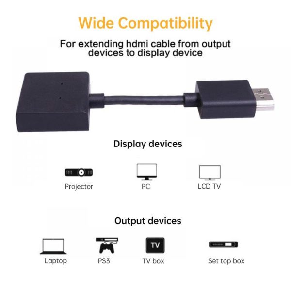 4K HDMI Male to Female Rotate Gold Plated Extension Line Converter Adapter - Image 4