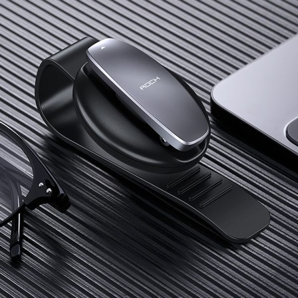 ROCK Car Glasses Clip Holder for Sun Visor (Black) - Image 2