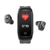 HAMTOD N8 0.96 inch Color Screen Smart Watch, Support Bluetooth Dual Headset Calls / Multiple Sports Modes / Message Push / Heart Rate Monitoring / Sleep Monitoring / Blood Pressure Measurement / Weather (Black) - Image 3