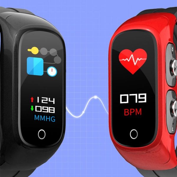 HAMTOD N8 0.96 inch Color Screen Smart Watch, Support Bluetooth Dual Headset Calls / Multiple Sports Modes / Message Push / Heart Rate Monitoring / Sleep Monitoring / Blood Pressure Measurement / Weather (Black) - Image 8