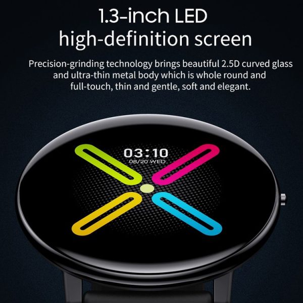 HAMTOD DM118 1.3 inch HD Color Screen Smart Sport Watch, Support Multiple Sports Modes / Message Push / Heart Rate Monitoring / Sleep Monitoring / Blood Pressure Measurement (Silver) - Image 10