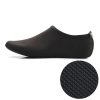 3mm Non-slip Rubber Embossing Texture Sole Solid Color Diving Shoes and Socks, One Pair, Size: M (Black)