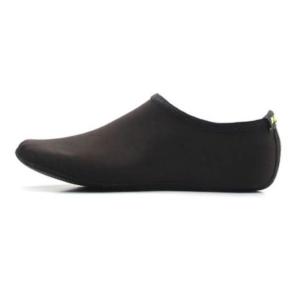 3mm Non-slip Rubber Embossing Texture Sole Solid Color Diving Shoes and Socks, One Pair, Size: M (Black) - Image 2