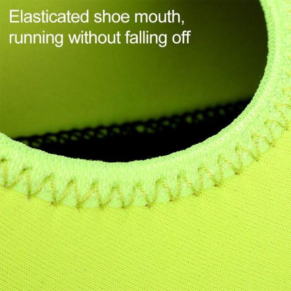 3mm Non-slip Rubber Embossing Texture Sole Solid Color Diving Shoes and Socks, One Pair, Size: M (Black) - Image 3
