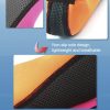 3mm Non-slip Rubber Embossing Texture Sole Solid Color Diving Shoes and Socks, One Pair, Size: XXXL (Pink) - Image 4