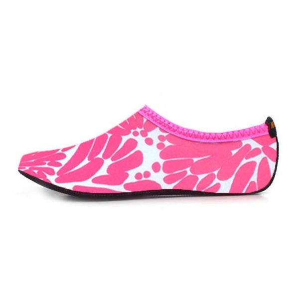 3mm Non-slip Rubber Embossing Texture Sole Figured Diving Shoes and Socks, One Pair, Size: XXL (Pink) - Image 2