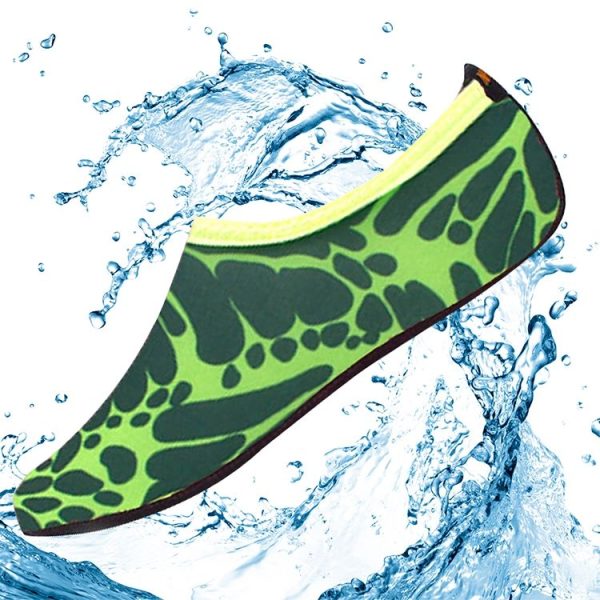 3mm Non-slip Rubber Embossing Texture Sole Figured Diving Shoes and Socks, One Pair, Size: XXXL (Blue) - Image 5