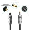 EMK OD6.0mm 3.5mm Digital Sound Toslink to Mini Toslink Digital Optical Audio Cable, Length: 2m - Image 6