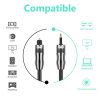 EMK OD6.0mm 3.5mm Digital Sound Toslink to Mini Toslink Digital Optical Audio Cable, Length: 2m - Image 8
