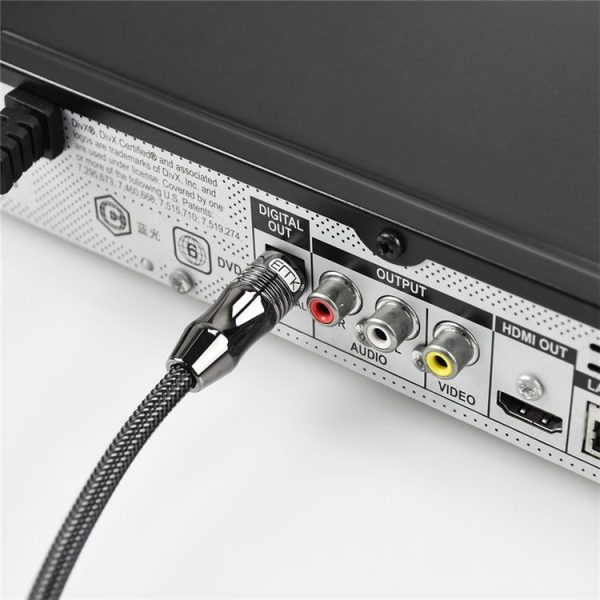 EMK OD6.0mm 3.5mm Digital Sound Toslink to Mini Toslink Digital Optical Audio Cable, Length: 2m - Image 9