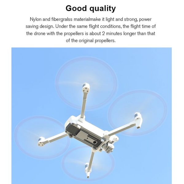 2 Pairs STARTRC 1108841 Drone Quick Release Foldable Noise Reduction Propeller for FIMI X8SE 2020 - Image 7