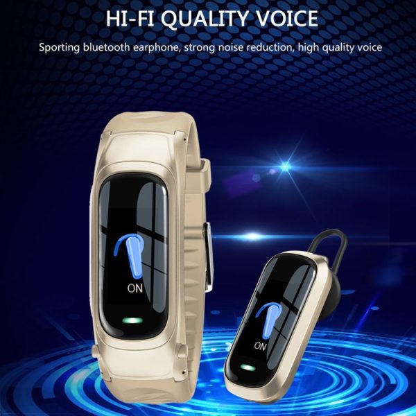 B9 0.96 inch TFT Color Screen AI Voice Smart Bracelet, Support Reject Call / Sleep Monitoring / Heart Rate Monitoring (Black) - Image 10