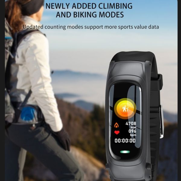 B9 0.96 inch TFT Color Screen AI Voice Smart Bracelet, Support Reject Call / Sleep Monitoring / Heart Rate Monitoring (Black) - Image 12