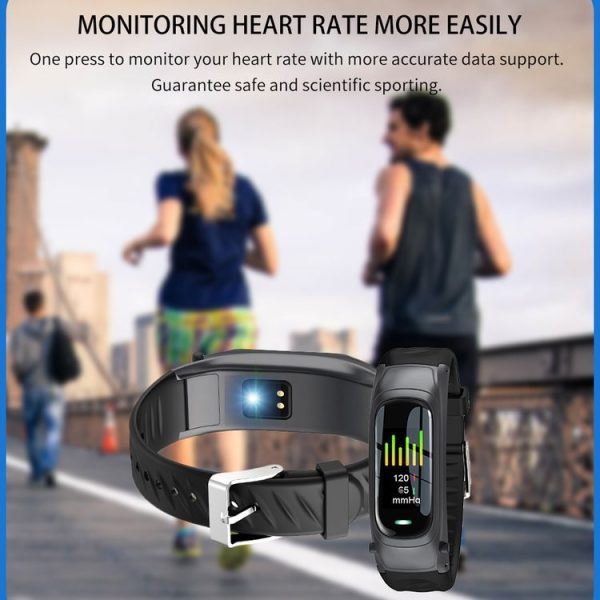 B9 0.96 inch TFT Color Screen AI Voice Smart Bracelet, Support Reject Call / Sleep Monitoring / Heart Rate Monitoring (Black) - Image 14