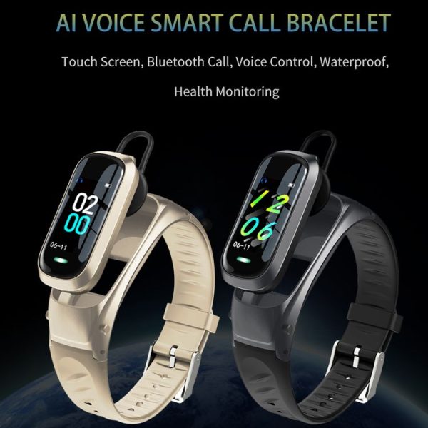 B9 0.96 inch TFT Color Screen AI Voice Smart Bracelet, Support Reject Call / Sleep Monitoring / Heart Rate Monitoring (Black) - Image 3