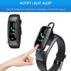 B9 0.96 inch TFT Color Screen AI Voice Smart Bracelet, Support Reject Call / Sleep Monitoring / Heart Rate Monitoring (Black) - Image 9