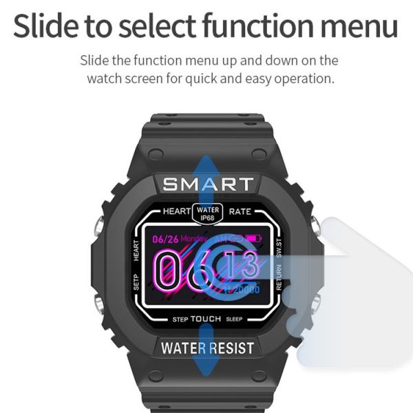 K16 1.14 inch TFT Color Screen IP68 Waterproof Smart Watch, Support Bluetooth Music / Sleep Monitoring / Heart Rate Monitoring (Colorful) - Image 10