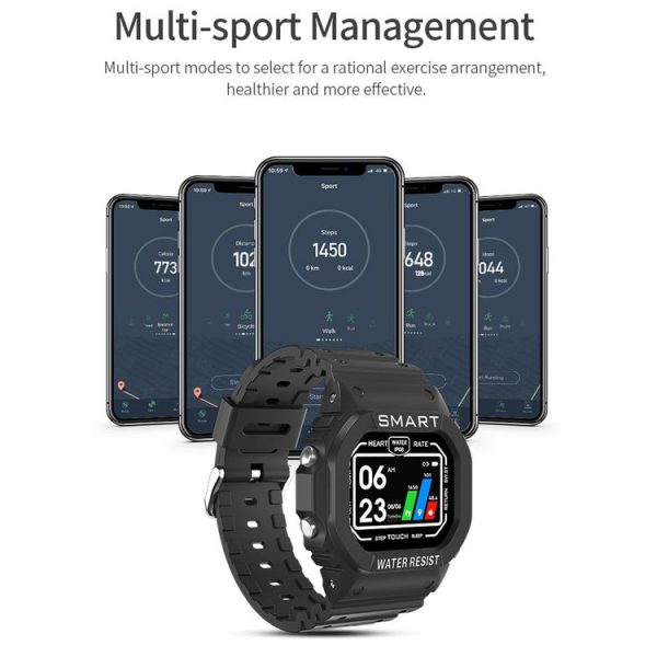 K16 1.14 inch TFT Color Screen IP68 Waterproof Smart Watch, Support Bluetooth Music / Sleep Monitoring / Heart Rate Monitoring (Colorful) - Image 5