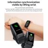 X4 1.14 inch HD Screen Bluetooth Earphone Smart Bracelet, Support Sleep Monitoring / Body Temperature Monitoring / Heart Rate Monitoring (Rose Gold) - Image 11