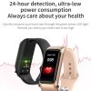 X4 1.14 inch HD Screen Bluetooth Earphone Smart Bracelet, Support Sleep Monitoring / Body Temperature Monitoring / Heart Rate Monitoring (Rose Gold) - Image 12
