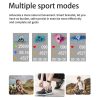 X4 1.14 inch HD Screen Bluetooth Earphone Smart Bracelet, Support Sleep Monitoring / Body Temperature Monitoring / Heart Rate Monitoring (Rose Gold) - Image 15