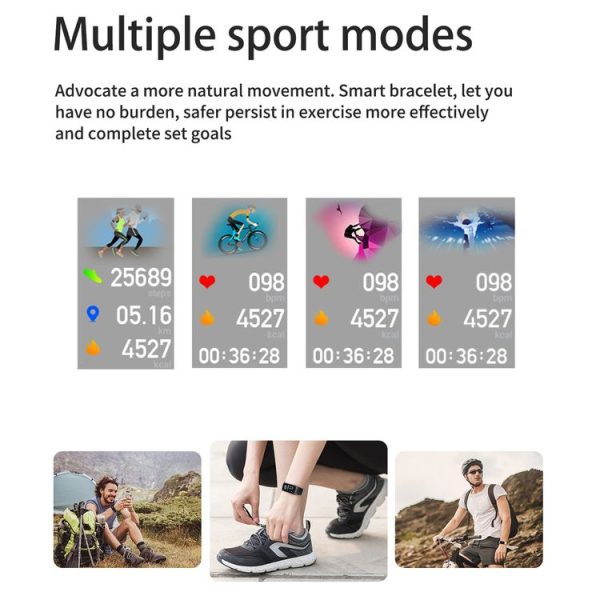 X4 1.14 inch HD Screen Bluetooth Earphone Smart Bracelet, Support Sleep Monitoring / Body Temperature Monitoring / Heart Rate Monitoring (Rose Gold) - Image 15