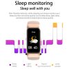 X4 1.14 inch HD Screen Bluetooth Earphone Smart Bracelet, Support Sleep Monitoring / Body Temperature Monitoring / Heart Rate Monitoring (Rose Gold) - Image 18