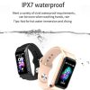 X4 1.14 inch HD Screen Bluetooth Earphone Smart Bracelet, Support Sleep Monitoring / Body Temperature Monitoring / Heart Rate Monitoring (Rose Gold) - Image 21
