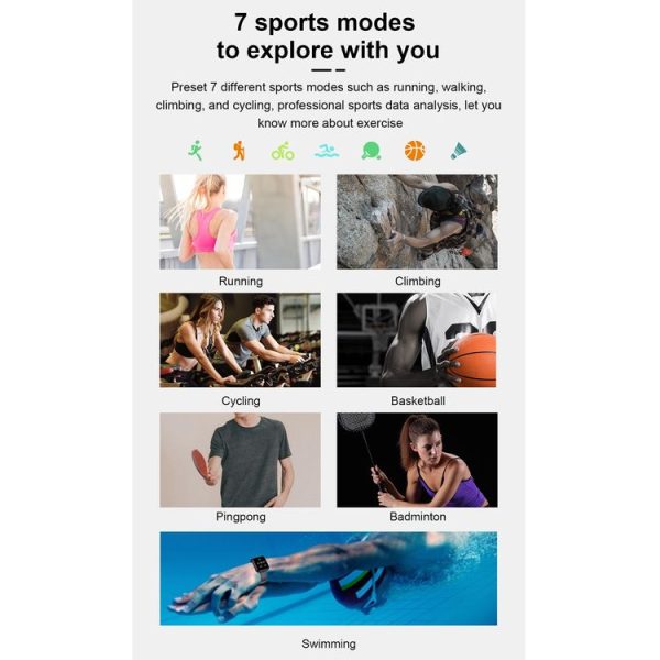 X8 1.69 inch HD Color Screen Bluetooth Earphone Smart Bracelet, Support Sleep Monitoring / Blood Pressure Monitoring / Heart Rate Monitoring (Black) - Image 18