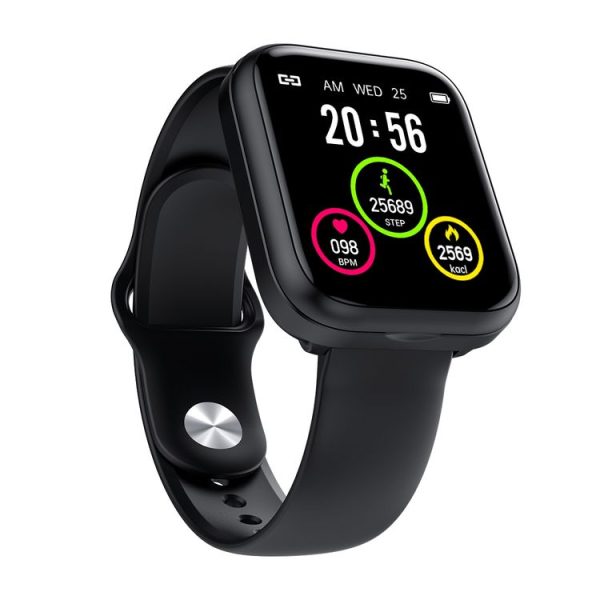 X8 1.69 inch HD Color Screen Bluetooth Earphone Smart Bracelet, Support Sleep Monitoring / Blood Pressure Monitoring / Heart Rate Monitoring (Black) - Image 2