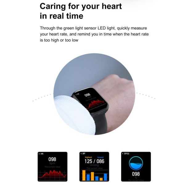 X8 1.69 inch HD Color Screen Bluetooth Earphone Smart Bracelet, Support Sleep Monitoring / Blood Pressure Monitoring / Heart Rate Monitoring (Black) - Image 20