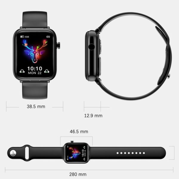 X8 1.69 inch HD Color Screen Bluetooth Earphone Smart Bracelet, Support Sleep Monitoring / Blood Pressure Monitoring / Heart Rate Monitoring (Black) - Image 3