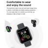 X8 1.69 inch HD Color Screen Bluetooth Earphone Smart Bracelet, Support Sleep Monitoring / Blood Pressure Monitoring / Heart Rate Monitoring (Black) - Image 5