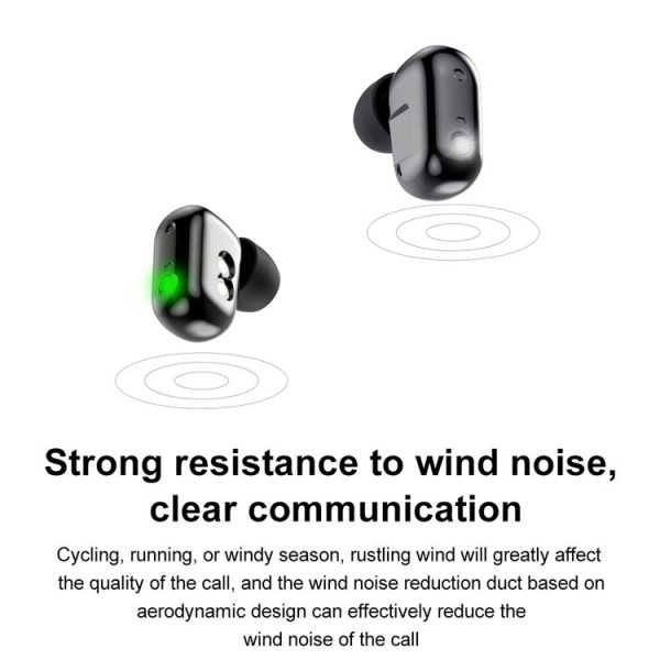 X8 1.69 inch HD Color Screen Bluetooth Earphone Smart Bracelet, Support Sleep Monitoring / Blood Pressure Monitoring / Heart Rate Monitoring (Black) - Image 8