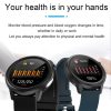 E80 1.3 inch TFT Color Screen IP68 Waterproof Smart Bracelet, Support Blood Oxygen Monitoring / Body Temperature Monitoring / Heart Rate Monitoring, Style: Silicone Strap (Blue) - Image 16