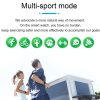 E80 1.3 inch TFT Color Screen IP68 Waterproof Smart Bracelet, Support Blood Oxygen Monitoring / Body Temperature Monitoring / Heart Rate Monitoring, Style: Silicone Strap (Blue) - Image 18