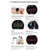 E80 1.3 inch TFT Color Screen IP68 Waterproof Smart Bracelet, Support Blood Oxygen Monitoring / Body Temperature Monitoring / Heart Rate Monitoring, Style: Silicone Strap (Blue) - Image 6