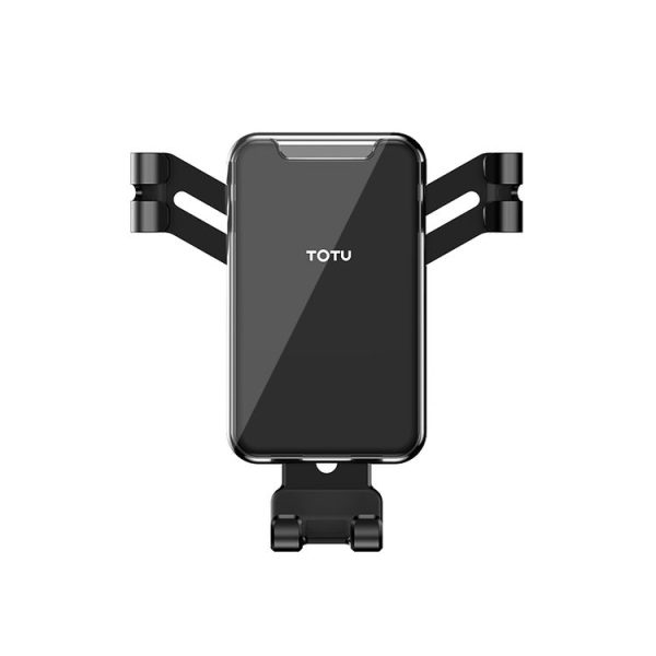 TOTUDESIGN DCTV-19 Battle Armor Series 2.5D Glass+PC Plating Car Gravity Holder (Silver)