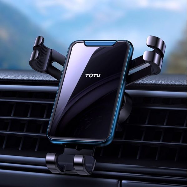 TOTUDESIGN DCTV-19 Battle Armor Series 2.5D Glass+PC Plating Car Gravity Holder (Silver) - Image 10